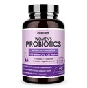 ZEBORA Probiotiques pour les femmes de santé digestive avec enzymes et prébiotiques 100 milliards d'UFC Probiotiques vaginaux avec D Mannose et canneberge
