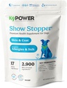 K9 Power Show Stopper pour chiens 1lb – Boosts Coat Shine et favorise la santé de la peau Tone - renforce le système immunitaire - améliore la santé digestive