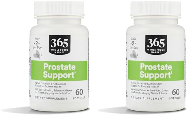 Marché des aliments entiers, soutien de la prostate, 60 Softgels (paquet de 2)