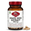 Olympians Labs Graines de raisin extrait 600mg, soutient la santé du coeur et immunitaire, 60 comte