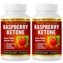 Capsules de cétone de framboise, formule tout-naturelle, mai soutenir un mode de vie sain actif, 1000 mg supplément, 120 capsules (non végétalien), 4 mois d'approvisionnement, Cétone de framboise végétalienne, non OGM