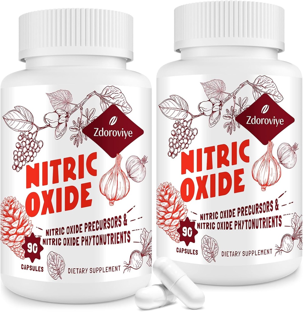 Supplément à oxyde nitrique pour hommes (2 bouteilles)