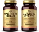 Solgar - Citrate de magnésium, 120 comprimés, supporte la fonction nerveuse et musculaire - 2 packs