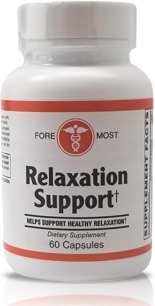 Holistic Health Relaxation Support Capsules de citrate de magnésium, supplément d'oxyde de magnésium pour soutenir la relaxation, 60 Capsules