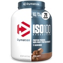 Dymatize Nutrition ISO100 Hydrolyzed Whey Protein Isolate | Fast-Digesting | Muscle Recovery Formula with Amino Acids | Low Sugar & Fat | Gourmet Chocolate | 5 lbs