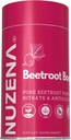 Nuzena Beetroot Boost + 1300 mg de solution de 60 Beta Vulgaris Beet Root Powder Capsules (en poudre) Fabriqué aux États-Unis Vegan, non-OGM et sans gluten Booster à l'oxyde nitrique Supplément de betterave (en poudre) Taille du service: 2 capsules
