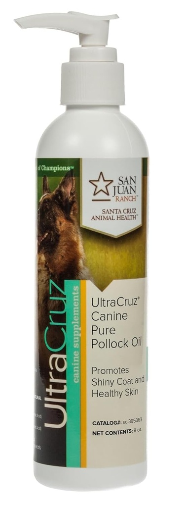 UltraCruz - sc-395363 Supplément à l'huile de Pure Pollock Canine pour chiens, 8 oz