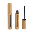 Bouteille 2Pcs 6ml Bamboo haute qualité Mascara Tube Bouteilles Viales Réutilisables Réutilisables Réutilisables Récupérables Crayon Crème Conteneur Bouteille avec la baguette crayon et prise pour l'huile de ricin, Huile de croissance crayon, Bouteille de voyage bricolage Mascara