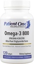 Patient One Omega-3 800,00 Supplément pour soutenir la santé cardiaque, cognitive et articulaire*