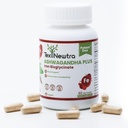 Ashwagandha avec Bisglycinate de Fer - 300mg & Biodisponible Fer 10mg - 60 Capsules
