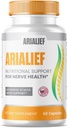 (1 Pack) Arialief Sciatica Capsules de support, Arialief Advanced Formula Sciatica Relief Supplément, Nerve Relief Supplément, Extra Strength Sciatic Nerve Soining Formula Capsules (60 Capsules)