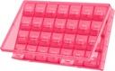 TookMag Monthly Pill Organizer 28 Day Pill Box, Travel Medicine Pill Organizer, grands 4 semaines 1 mois cas de pilule avec contenant de poussière-proof pour les pilules/vitamine/huile de poisson/compléments
