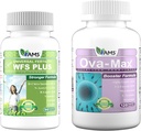 America Medic & Science OVA-Max Vitamines prénatales pour les femmes (120 capsules) et WFS Plus suppléments de fertilité pour les femmes (90 capsules)