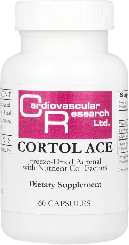 Recherche cardiovasculaire Cortol Ace, Blanc, 60 comte