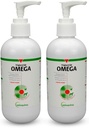 Vétoquinol Triglycéride liquide Omega 3 Supplément pour chiens et chats, supplément d'huile de poisson liquide avec/EPA et DHA, favorise la peau, le manteau, les articulations et la santé immunitaire, Omega 3 Huile de poisson pour chiens et chats, 8oz, 2 Pack