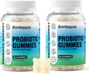 Probiotic Gummies for Digestive Health and Gut Health, 3.6 Billion CFU, Sugar Free, Debloat Gummies Probiotics for Kids, Women and Men, Yogurt Flavour, 120 Count