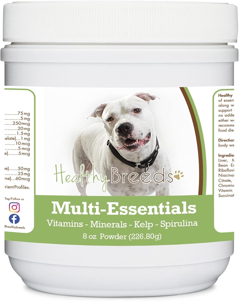 Poudre pour chiens - un supplément idéal de vitamines, minéraux et antioxydants pour votre chien - 8 oz