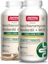 Formules de Jarrow Saccharomyces Boulardii + MOS - 5 milliards d'organismes viables par portion - 90 capsules végétatives à libération différée, 2 paquets - Probiotiques + Prébiotiques - Soutien au piège intestinal - Jusqu'à 180 portions