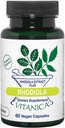 Vitanica Rhodiola Rosea Extrait de racine 200mg, Dr. Formulé, 3% Rosavins et 1% Salidroside, Rhodiola Root 85mg, Vegan, 60 Capsules