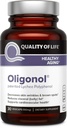 Qualité de vie Oligonol Premium Supplément anti-vieillissement - favorise la santé cardiovasculaire, la circulation et les jeunes, y compris les antioxydants - Extrait de fruits Lychee - 30 Vegicaps