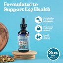 Restavin - Supplément avancé de soutien des jambes - Livraison liquide pour une meilleure absorption - Vitamine C, Fer, Valérien, Turmeric, Magnésium et plus!
