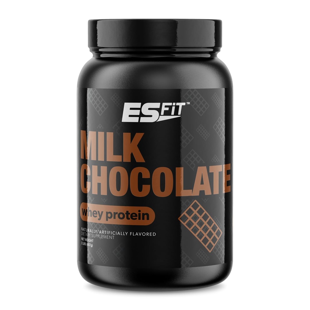 Whey Protein Powder - Post Workout Whey Protein Isolate for Muscle Recovery, Non-GMO, BCAAs, Superior Taste, Tested and Certified, Milk Chocolate, 2 Pounds