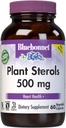 Stérols de la plante de nutrition Bluebonnet 500mg, soutient la santé cardiaque*, sans gluten, sans OGM, sans casher, sans lait, végétalien, 60 capsules végétales, 60 portions