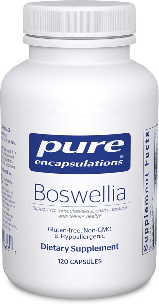 Pure Encapsulations Boswellia Supplement - for Joint Health, GI & Connective Tissue - Supports Healthy Joints & Digestive Health* - Non-GMO & Vegan - 120 Capsules
