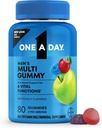 Un jour Hommes Multivitamines Gummies – Multivitamine pour les hommes avec vitamine D, zinc, acide folique, gommes à vitamines à croquer, soutien énergétique physique 80 Compte