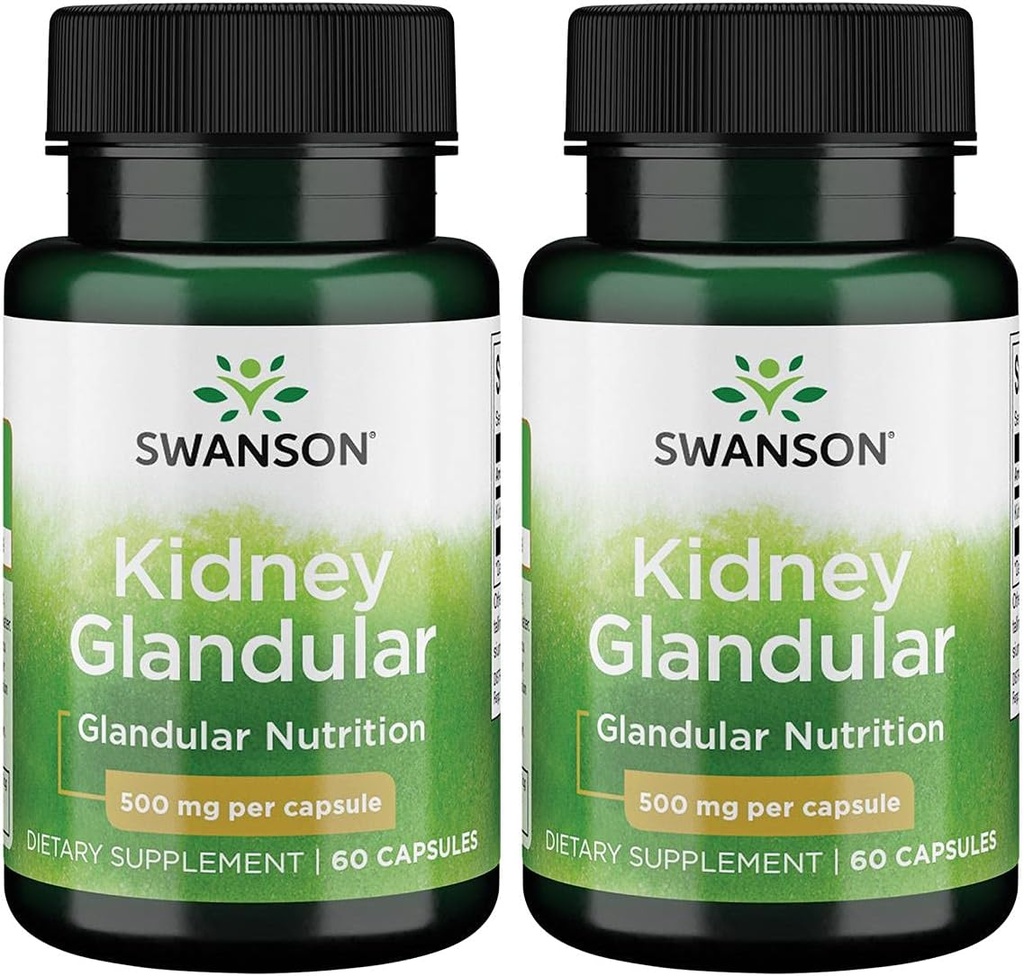 Swanson Rein Glandulaire 500 mg 60 Caps 2 Pack