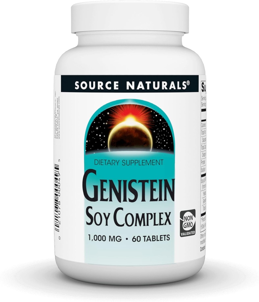 Source Naturals Genistein Soy Complex, 40 mg de SoyLife* - 40 mg, 60 comprimés