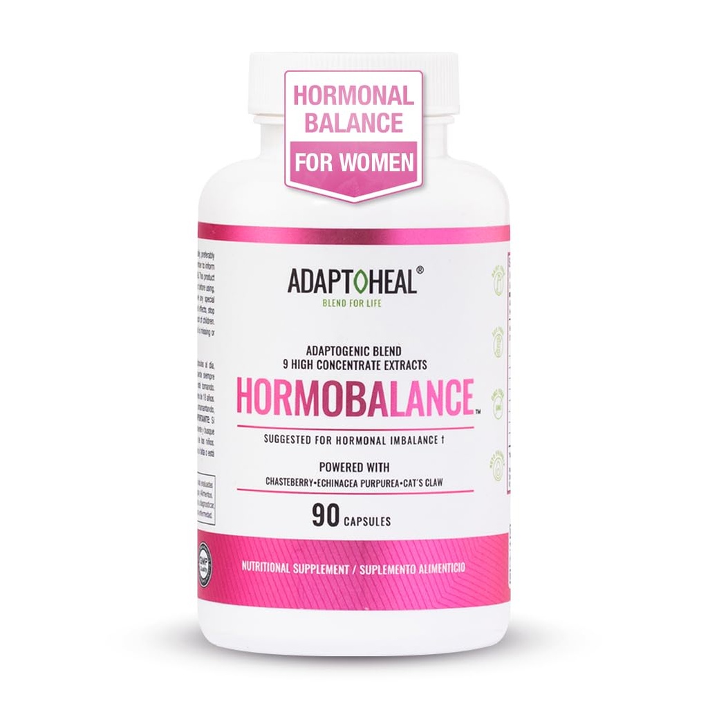 Équilibre hormonal pour les femmes – complément de soutien à la ménopause et aux SPM – Adaptogènes pour équilibre et bien-être féminin – 90 capsules véganes
