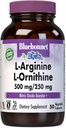 Bluebonnet Nutrition L-Arginine 500mg/L-Orinithine 250mg, soutient le métabolisme des protéines*, sans soja, sans gluten, sans OGM, certifié Kosher, végétalien, 50 capsules végétales, 50 portions