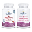 Nordic Naturals Prenatal Starter Pack - ADH prénatal et comprimés de multivitamine prénatals