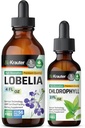 BIO KRAUTER Teinture de lobelia 4 Fl. Oz. et de la chlorophylle Teinture 2 Fl. Oz.