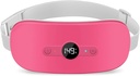 NOWWISH Plaque chauffante pour les crampes d'époque soulagement de la douleur, portable sans fil électrique plaque chauffante rechargeable avec 6 niveaux de chaleur et 6 modes de massage, Cadeaux de Noël pour les femmes adolescentes, Rouge