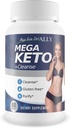 Mega Keto Diet + Cleanse - Aide à la réduction de la bloate de Gut - Blast Out Carbs pour soutenir le nettoyage de la kétose - Digestive Cleansing Ketogenic Support - Body Cleanse & Liver Cleanse - Aide à la santé globale