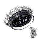 Lashify Fluffy FX 14mm Gossamer DIY Extensions de cils de recharge, pour l'apparence la plus bouclée et la plus floue, noir, facile faux cils