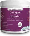 Body Kitchen Collagen + 250 mg Elastin – Supports Skin Hydration, Elasticity & Healthy Aging, Unflavored Powder (30 Servings)