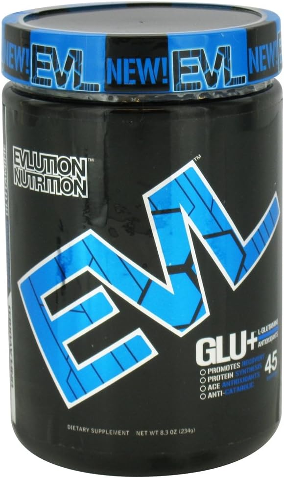 Evlution Nutrition Supplément de glutamine, Sans arôme, 8.3 Ounce