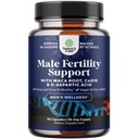 Supplément Fécondité Homme Pré Conception - Sème Volume Booster avec CoQ10, Racine de Maca, Folate de méthyle et Acide D-Aspartique - Supplément Fécondité Homme pour Motilité de Sperm - Conception pour Lui, 90 Compte