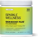 Sparkle Wellness VERISOL Bioactive Hydrolyzed Collagen Peptides.com Supplément de poudre de collagène avec vitamine C et acide hyaluronique pour la santé des cheveux, de la peau et des ongles.