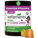 Wellements USDA Organic Kids Multivitamin Gummies 60 Ct (3+ ans) - Vitamines essentielles pour les enfants A, B, C, D, E & Zinc -Soutient une croissance et un développement sains* -OGM, pas de gluten et pas de couleurs artificielles