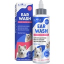 Cat & Dog Ear Cleaner Drops & Laver Solution - Traitement de l'infection par les otiques des levures et soulagement de l'oreille démangeaison pour les animaux de compagnie - Retireur de cire et traitement de la grippe pour tous les animaux de compagnie