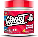 GHOST Gamer: Formule de support énergie et focus - 40 portions, limeade de cerise sonique - Nootropics et caféine naturelle pour l'attention, l'exactitude et le temps de réaction - végétalien, sans gluten