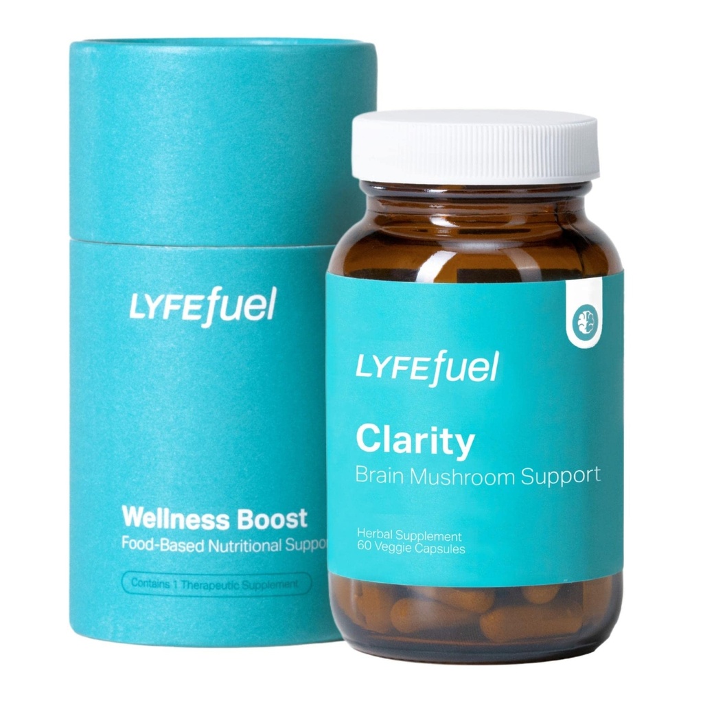 LyfeFuel Adaptogen Blend for Focus & Productivity (en anglais seulement) Complément naturel de champignons nootropes et complexe d'herbes organiques pour stimuler la puissance cérébrale (en anglais seulement) Lion, Cordyceps, Bacopa, Gotu Kola (en anglais seulement) 60 Capsules Vegan