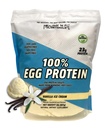 Bonne santé 'N Fit 100% Protéine d'oeuf- Crème glacée à la vanille (2 lb): 100% Protéine blanche d'oeuf plus Peptides naturels. Protéines pures, toutes naturellement sucrées