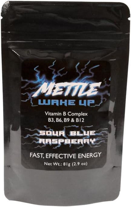 Energy Drink Powder - 100 Servings | Sugar Free | 200mg Caffeine - Mettle Energy Drink Mix (Sour Blue Raspberry)