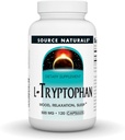 Source Naturals L-Tryptophane, pour l'humeur, la relaxation et le sommeil*, 500mg - 120 Capsules