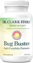 Dr Clark Store Bug Buster Anti-Candida Formula – 620mg, 100 Capsules, soutient Candida Detox & Digestive Health